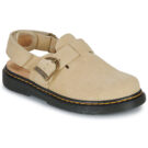 Dr. Martens Jorgie J Light Tan Bronx Suede Beige Zoccoli Bambina - 1