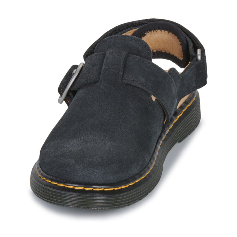 Dr. Martens Jorgie J Mule Black Bronx Suede Nero Zoccoli Bambina - 3