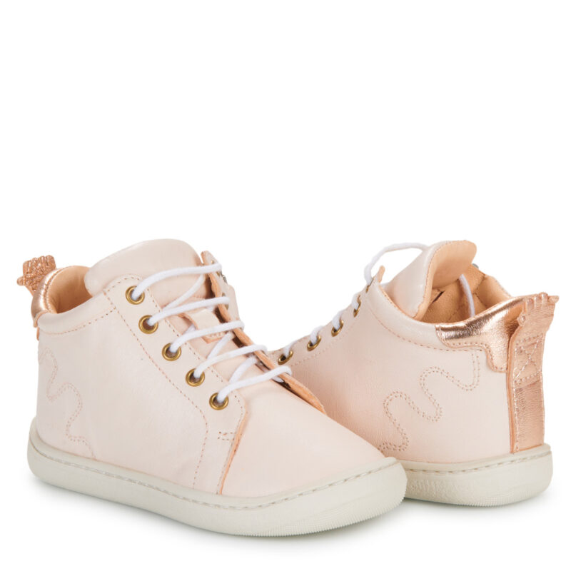 Easy Peasy MY DEBOO LACET Baskets Rose Fille - 4