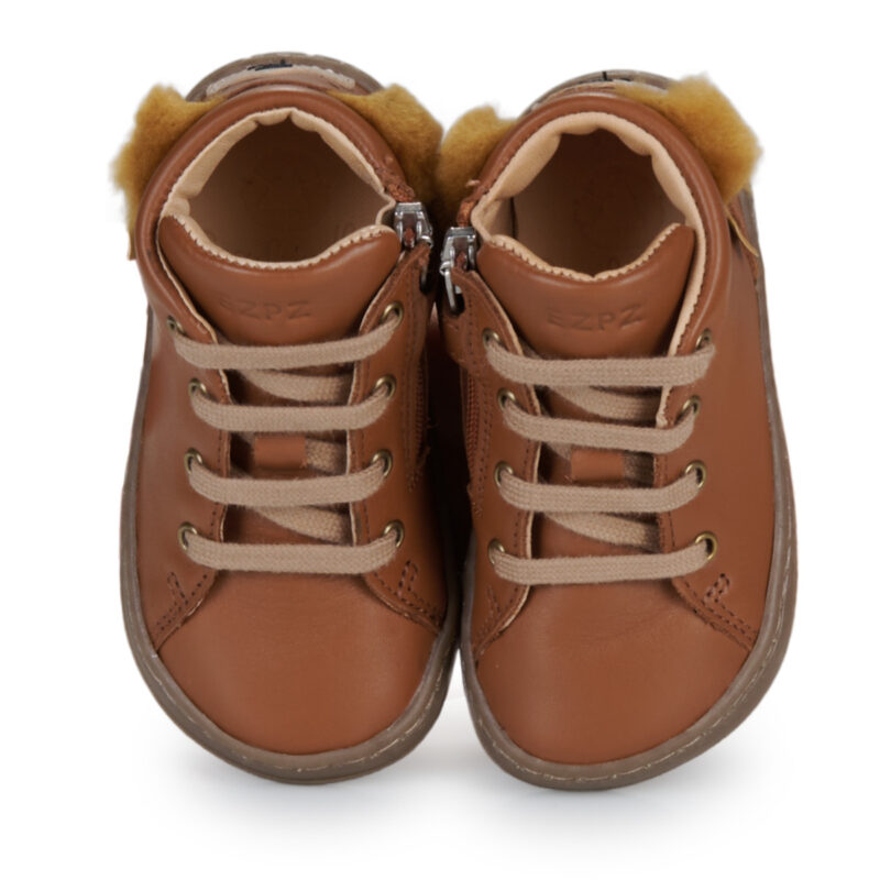 Easy Peasy MY DUCKIE'S MID LACET Marrone Sneakers Bambina - 2