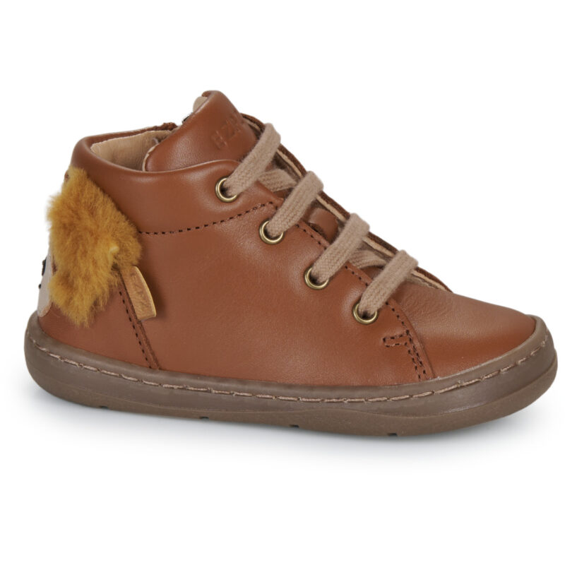Easy Peasy MY DUCKIE'S MID LACET Marrone Sneakers Bambina - 5