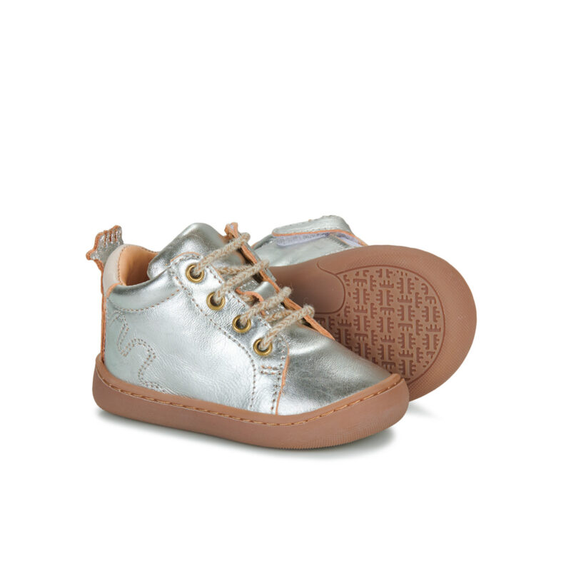 Easy Peasy MY FLEXOO LACET Argent Baskets Fille - 3