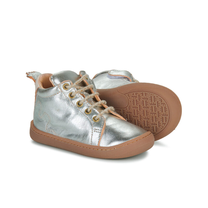 Easy Peasy MY FLEXOO LACET Argent Baskets Fille - 3