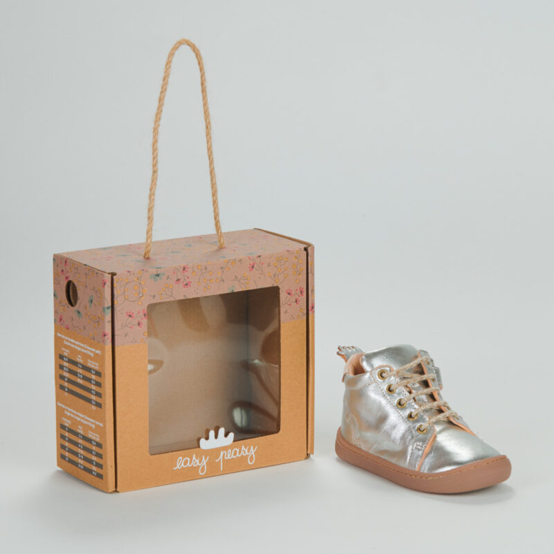 Easy Peasy MY FLEXOO LACET Argent Baskets Fille - 7