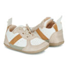 Easy Peasy MY PRE BASKET LACET Beige Sneakers Bambina - 4