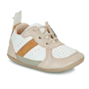 Scarpe bambini ragazza Easy Peasy  MY PRE BASKET LACET  Beige Easy Peasy 3608925967308