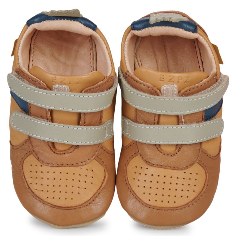 Easy Peasy MY PRE BASKET VELCRO Marrone Sneakers Bambina - 2