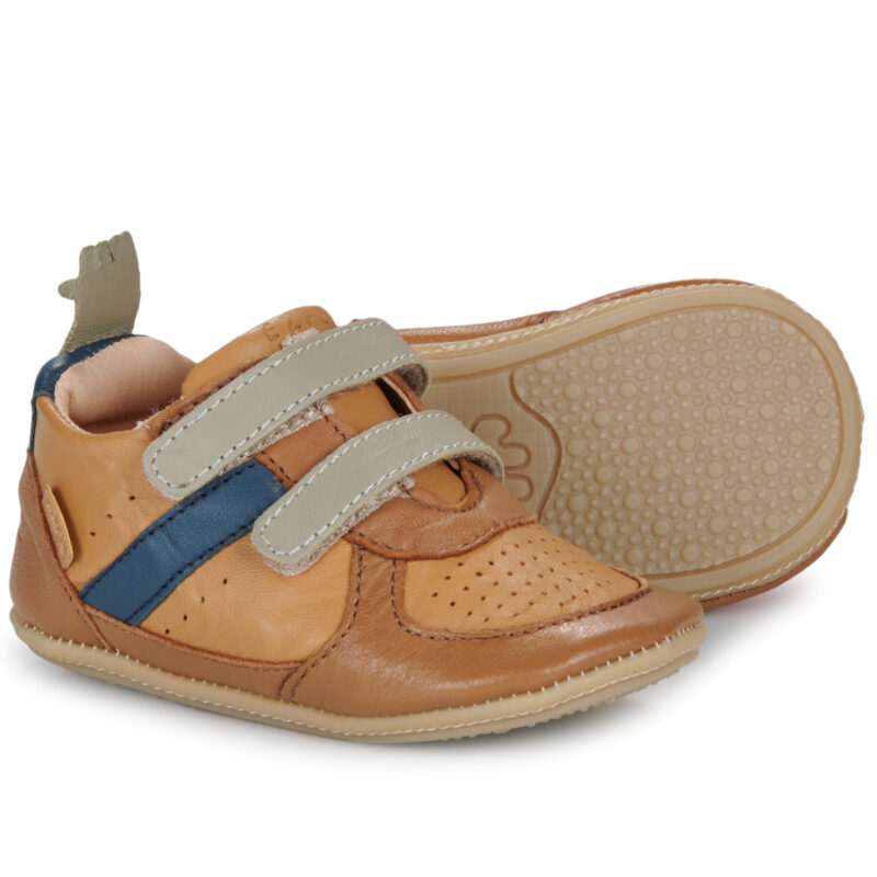 Easy Peasy MY PRE BASKET VELCRO Marrone Sneakers Bambina - 3