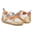 Easy Peasy MY PRE BASKET VELCRO Oro Sneakers Bambina - 4