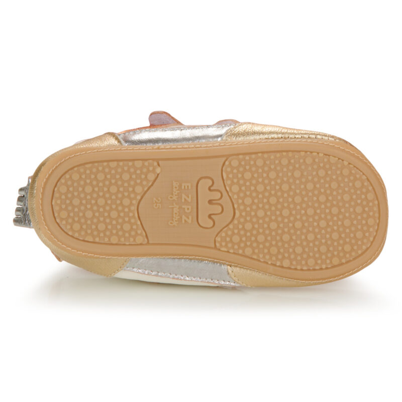 Easy Peasy MY PRE BASKET VELCRO Oro Sneakers Bambina - 6