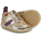 Easy Peasy MY PRE BASKET VELCRO Oro Sneakers Bambina - 3
