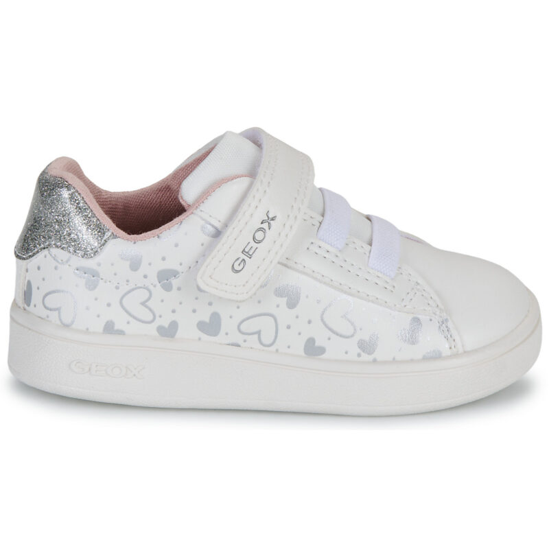 Geox B ECLYPER GIRL White Sneakers for Girls - 2