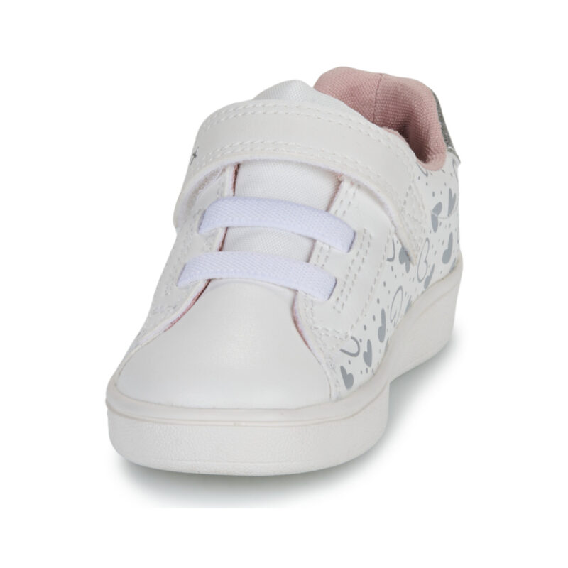 Geox B ECLYPER GIRL White Sneakers for Girls - 3