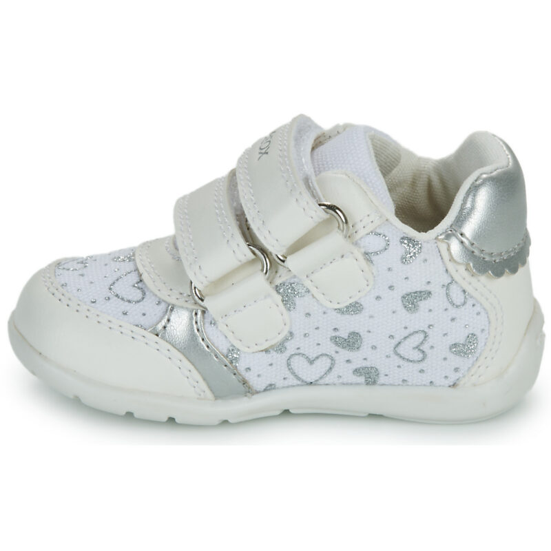 Geox B ELTHAN GIRL Bianco Sneakers Bambina - 4