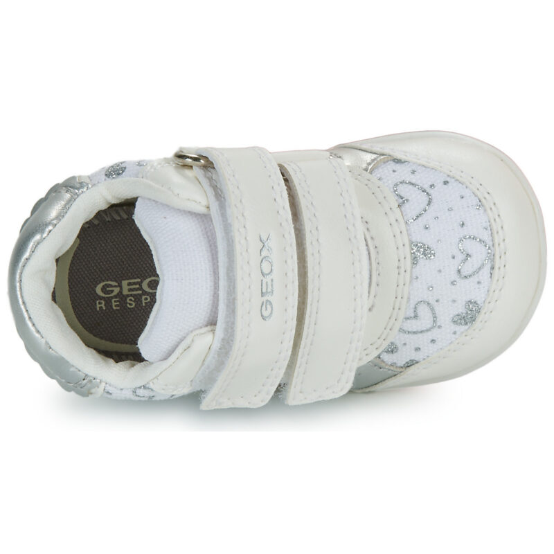 Geox B ELTHAN GIRL Bianco Sneakers Bambina - 6