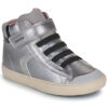 Chaussures pour enfants pour filles Geox B GISLI GIRL Argent Geox 8058192458507