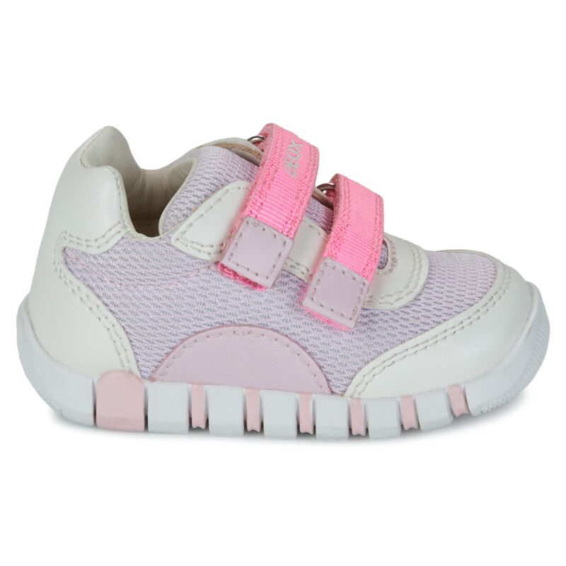 Geox B IUPIDOO GIRL Baskets roses pour filles - 2