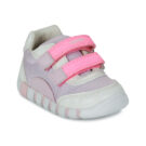 Geox B IUPIDOO GIRL Baskets roses pour filles - 1