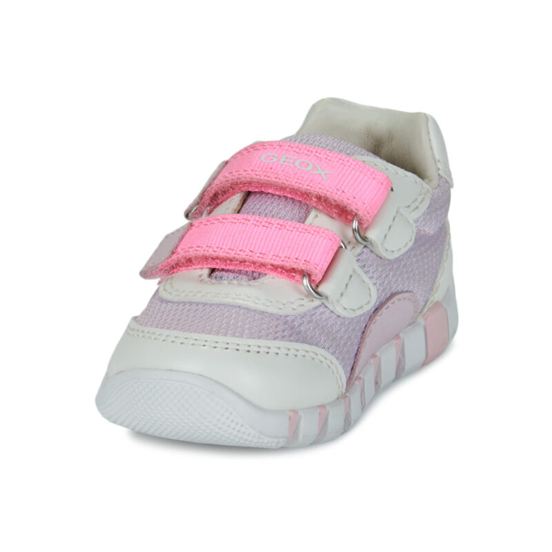 Geox B IUPIDOO GIRL Baskets roses pour filles - 3