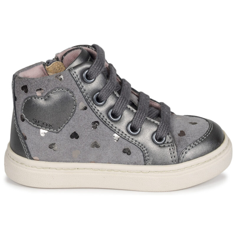 Geox B NASHIK GIRL Grigio Sneakers Bambina - 2