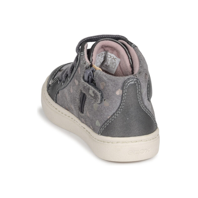 Geox B NASHIK GIRL Grigio Sneakers Bambina - 5