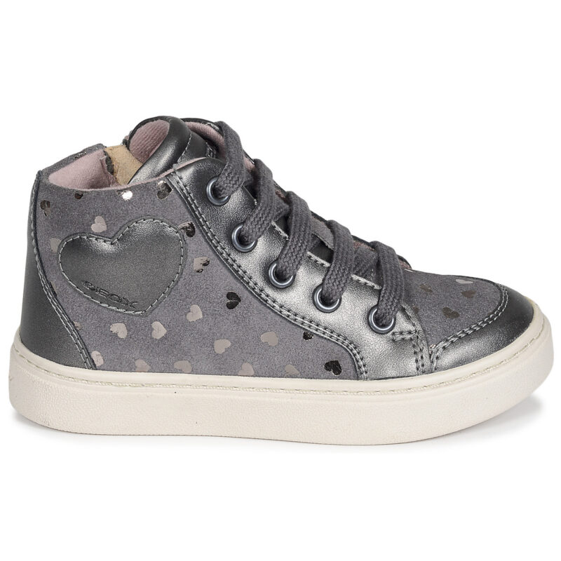 Geox B NASHIK GIRL Graue Sneakers f&uuml;r M&auml;dchen - 2