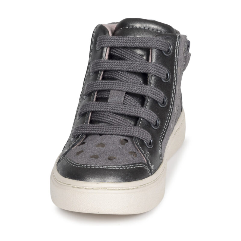 Geox B NASHIK GIRL Graue Sneakers f&uuml;r M&auml;dchen - 3
