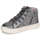Geox B NASHIK GIRL Graue Sneakers f&uuml;r M&auml;dchen - 4