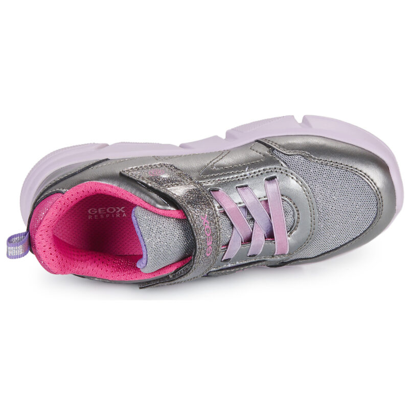 Geox J ARIL G. A Grigio Sneakers Bambina - 5
