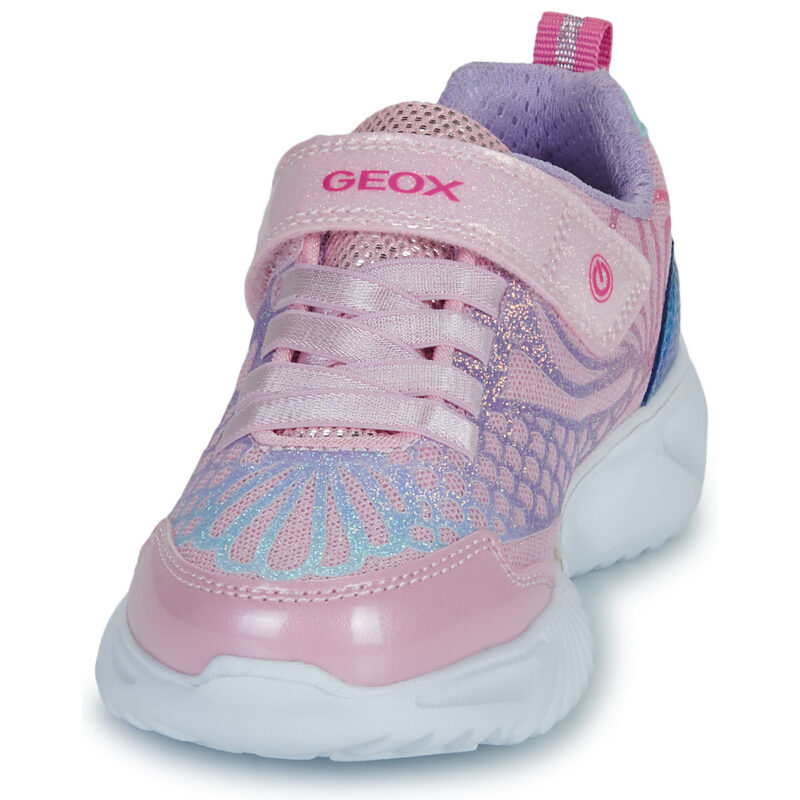 Geox J ASSISTER GIRL A Rosa Sneakers Bambina - 3