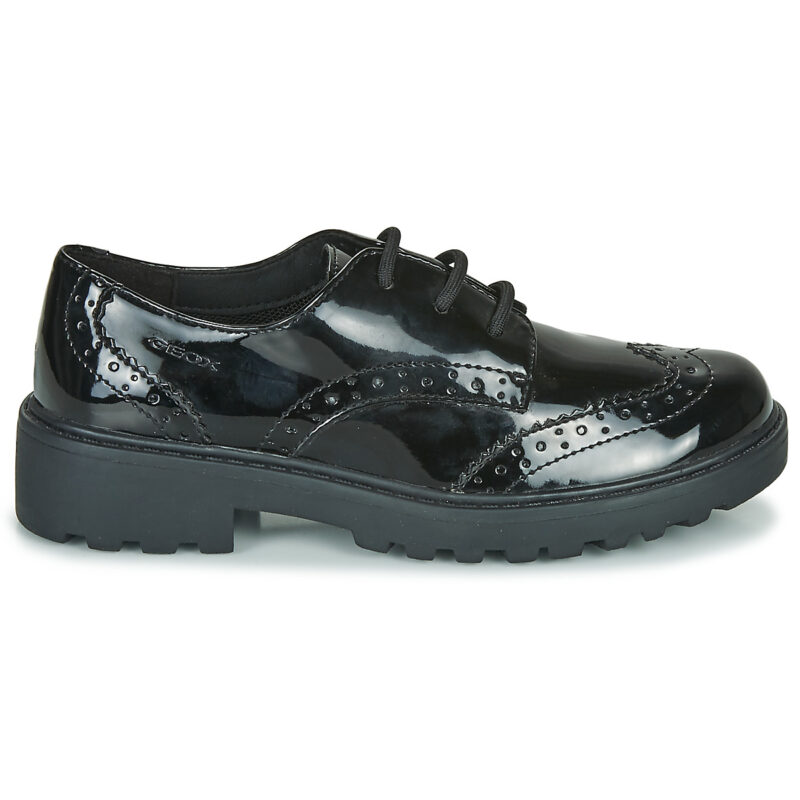 Geox J CASEY G Nero - Derby Bambina - 2