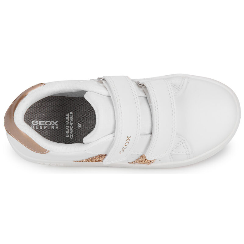 Geox J ECLYPER GIRL Bianco Sneakers Bambina - 6