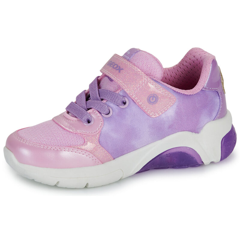 Geox J FADINLIGHT GIRL B Rosa Sneakers Bambina - 4