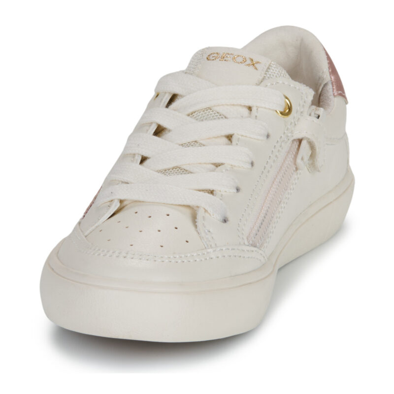 Geox J GISLI GIRL B Bianco Sneakers Bambina - 3