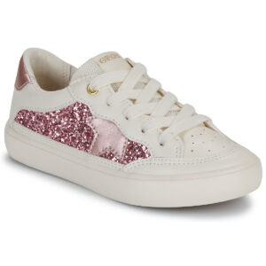 Scarpe bambini ragazza Geox  J GISLI GIRL B  Bianco Geox 8058192772566