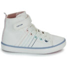 Geox J GISLI GIRL Wei&szlig;e Sneakers f&uuml;r M&auml;dchen - Gr&ouml;&szlig;e 2