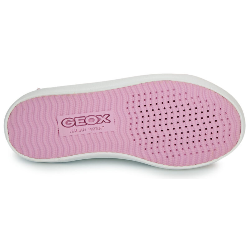 Geox J GISLI GIRL Wei&szlig;e Sneakers f&uuml;r M&auml;dchen - Gr&ouml;&szlig;e 7
