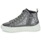 Geox J LAQUINNY GIRL Argento Sneakers Bambina - 4