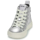 Geox J LAQUINNY GIRL Argento Sneakers Bambina - 3