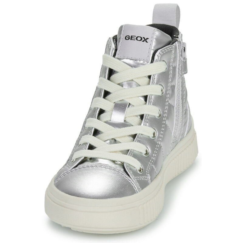Geox J LAQUINNY GIRL Argento Sneakers Bambina - 3