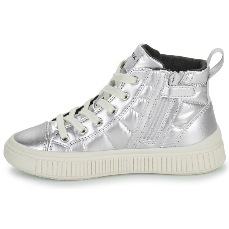 Geox J LAQUINNY GIRL Argento Sneakers Bambina - 4