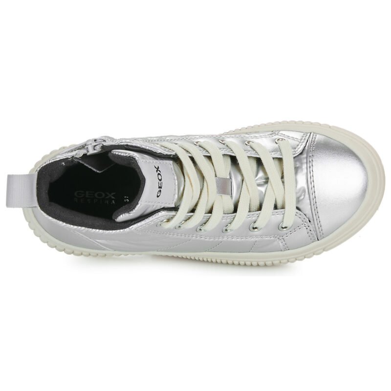 Geox J LAQUINNY GIRL Argento Sneakers Bambina - 6