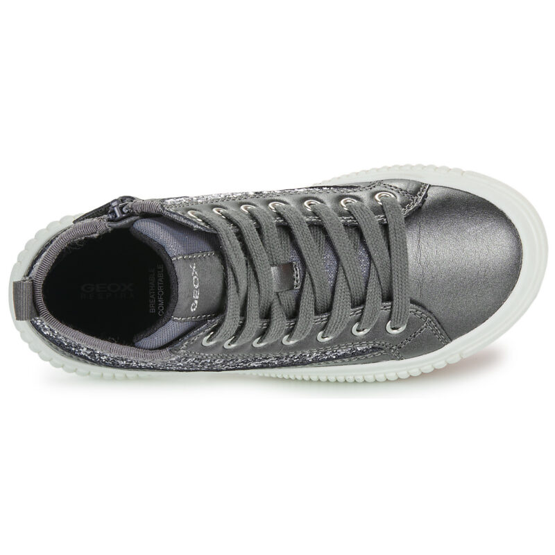 Geox J LAQUINNY GIRL Argento Sneakers Bambina - 6
