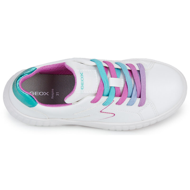 Geox J MIKIROSHI GIRL White Sneakers Girls - 6