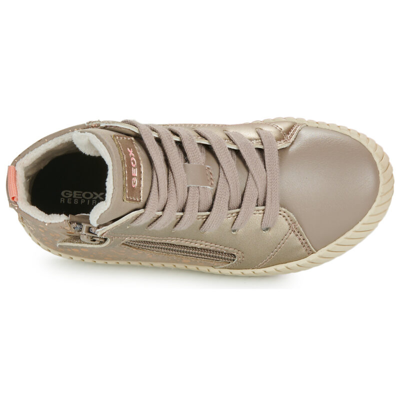 Geox J MIRROLESS GIRL Beige Sneakers Bambina - 6