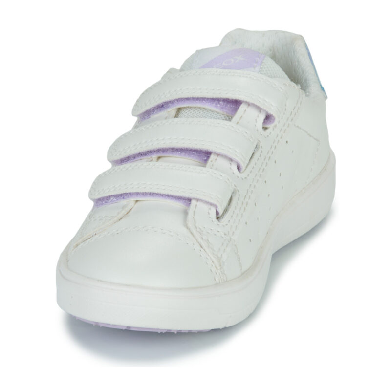 Geox J SILENEX GIRL B Bianco Sneakers Bambina - 3