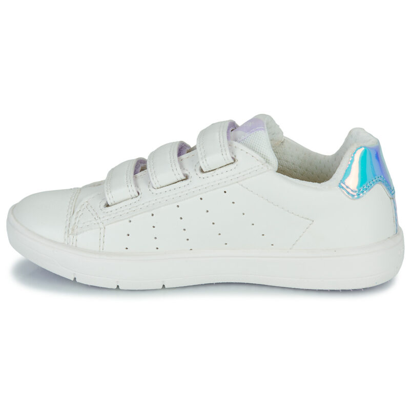 Geox J SILENEX GIRL B Bianco Sneakers Bambina - 4