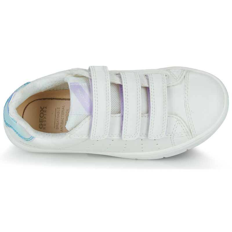 Geox J SILENEX GIRL B Bianco Sneakers Bambina - 6
