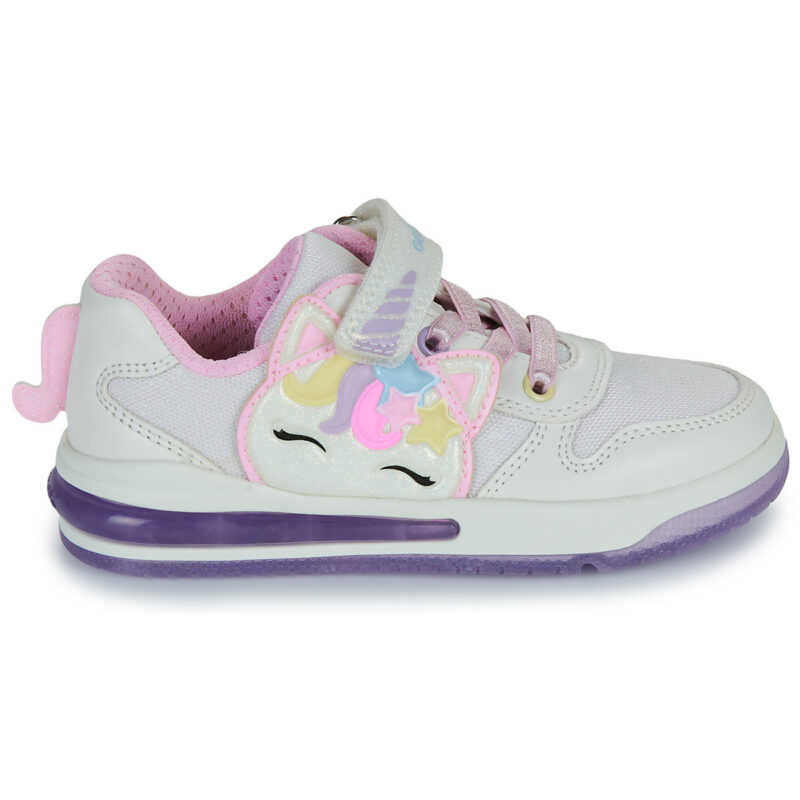 Geox J SKETLITE GIRL B Bianco Sneakers Bambina - 2