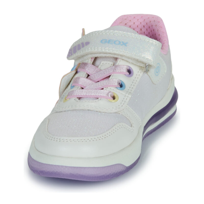Geox J SKETLITE GIRL B Bianco Sneakers Bambina - 3